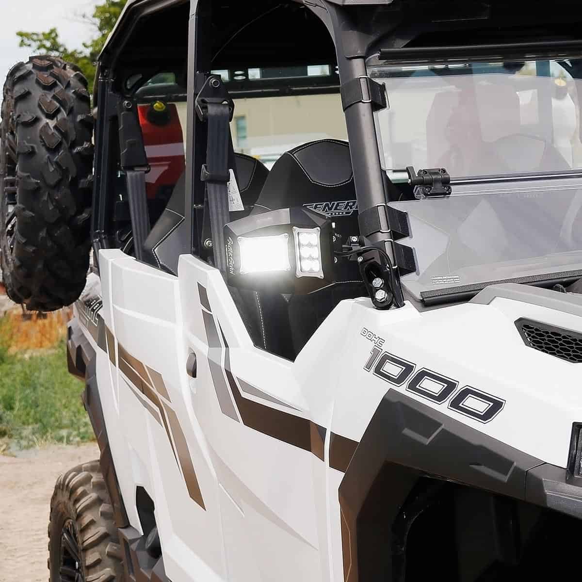 Sector Seven Spectrum LED Light Mirrors With Bung Mount - Polaris