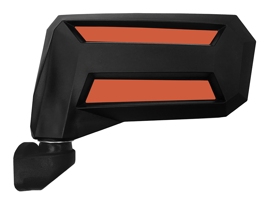 Spike RE-FLEX ADJUSTABLE SIDE MIRRORS W/1.75" CLAMP (PAIR)