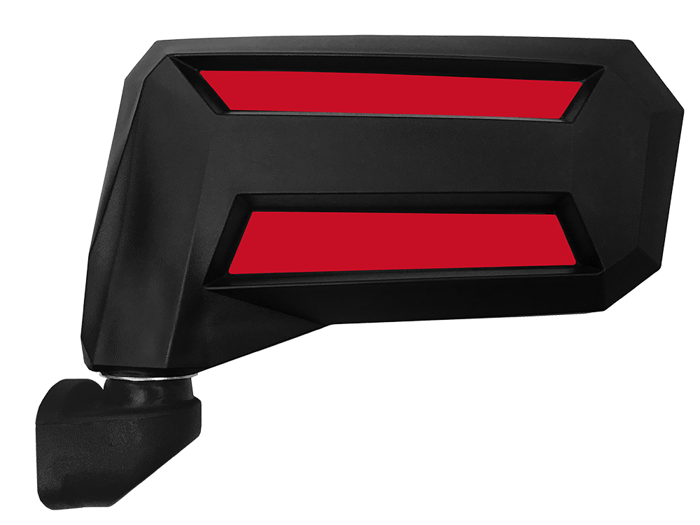 Spike RE-FLEX ADJUSTABLE SIDE MIRRORS W/1.75" CLAMP (PAIR)