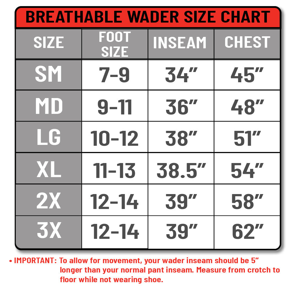DEEP EDDY Breathable Chest Wader