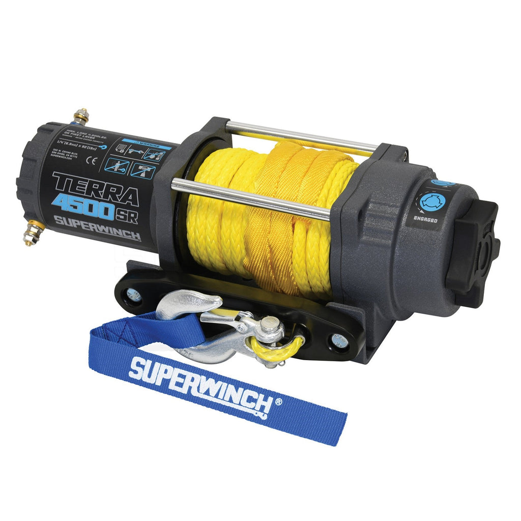 Superwinch Terra 4500SR 12v Synthetic Rope Winch