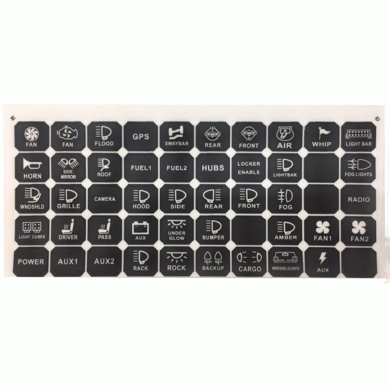8 Gang LED Switch Panel System