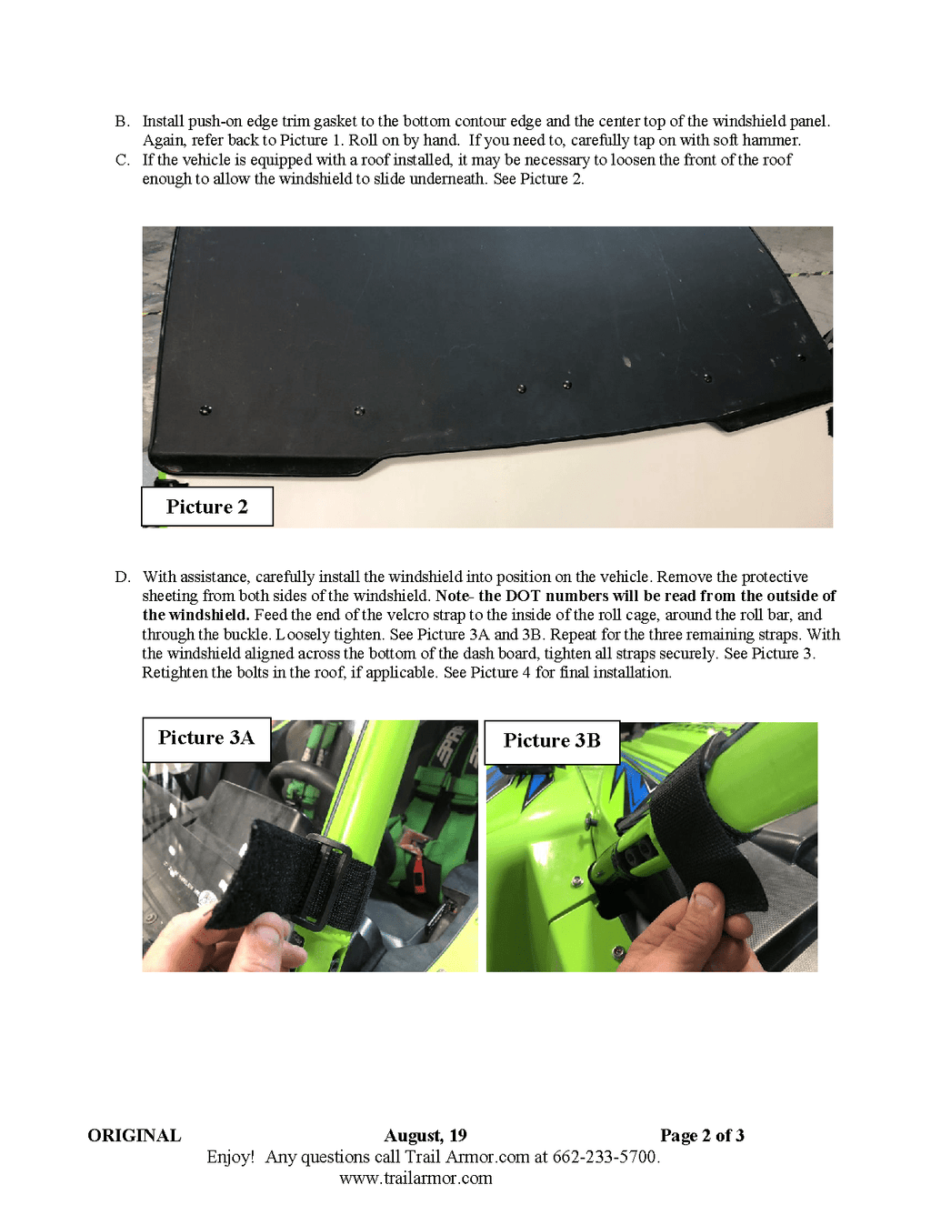 Trail Armor Windshield for 2018 Textron Wildcat-XX