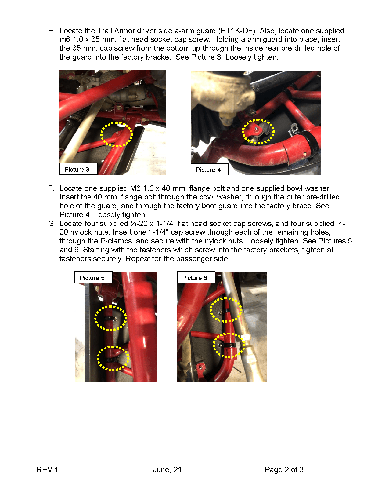Trail Armor Front Arm Impact Guards for Honda Talon 1000X