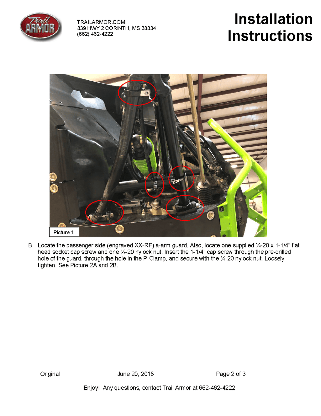 Trail Armor iMpact Front A-Arm Guards for 2018-22 Textron Wildcat XX / Tracker XTR 1000