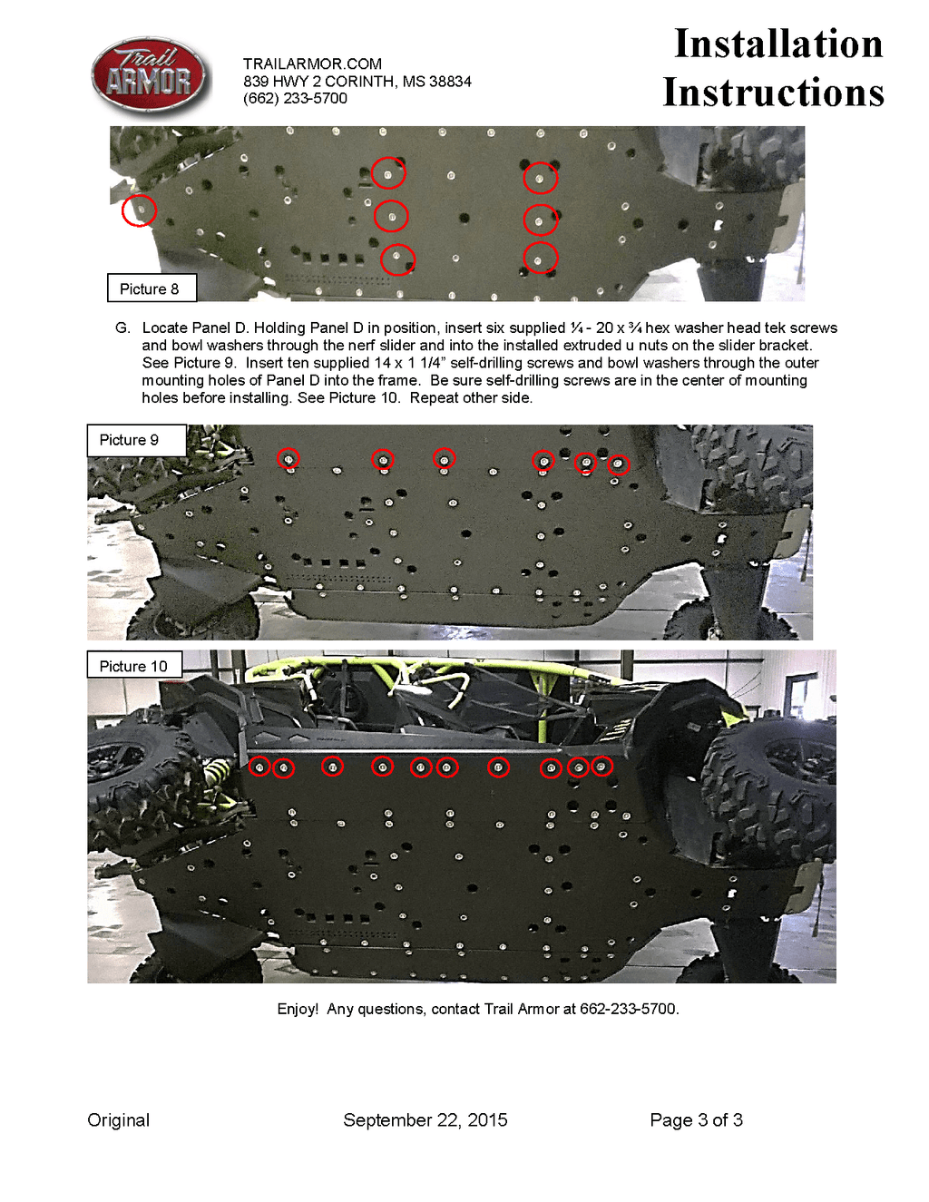 Trail Armor Full Skid Plate for 2015-18 Can-Am Maverick 1000R Max