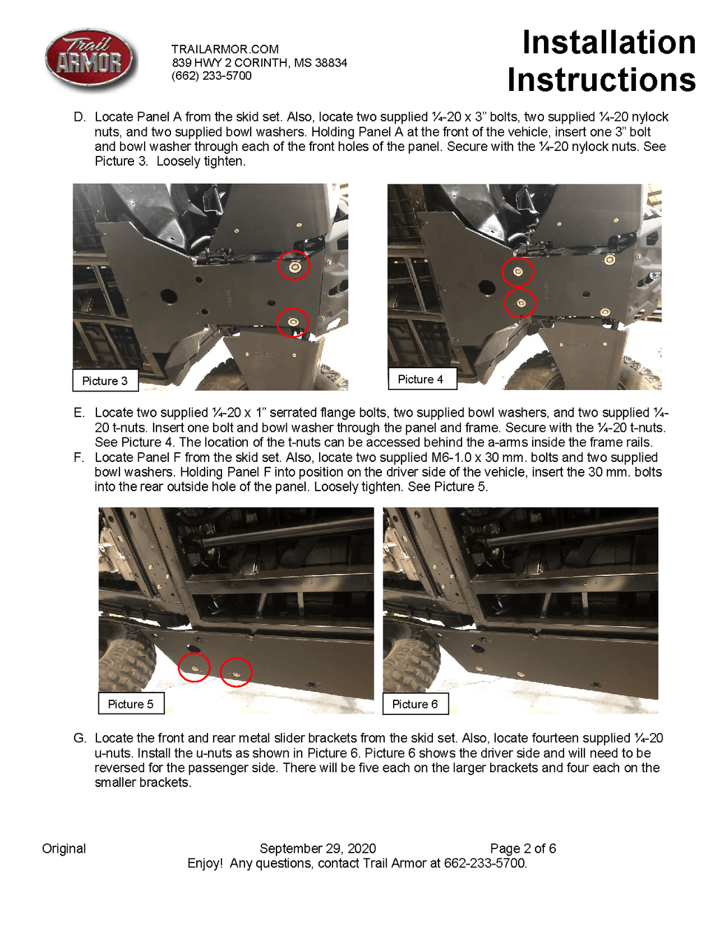 Trail Armor Full Skids for 2020-22 Can-Am Maverick Sport Max DPS