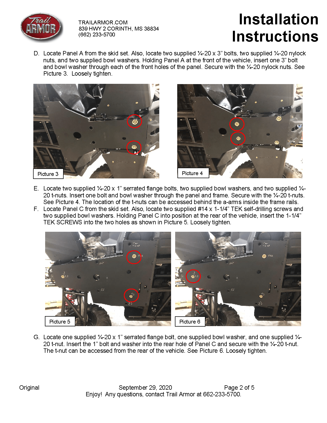 Trail Armor Skid Platefor 2020+ Can-Am Maverick / Commander