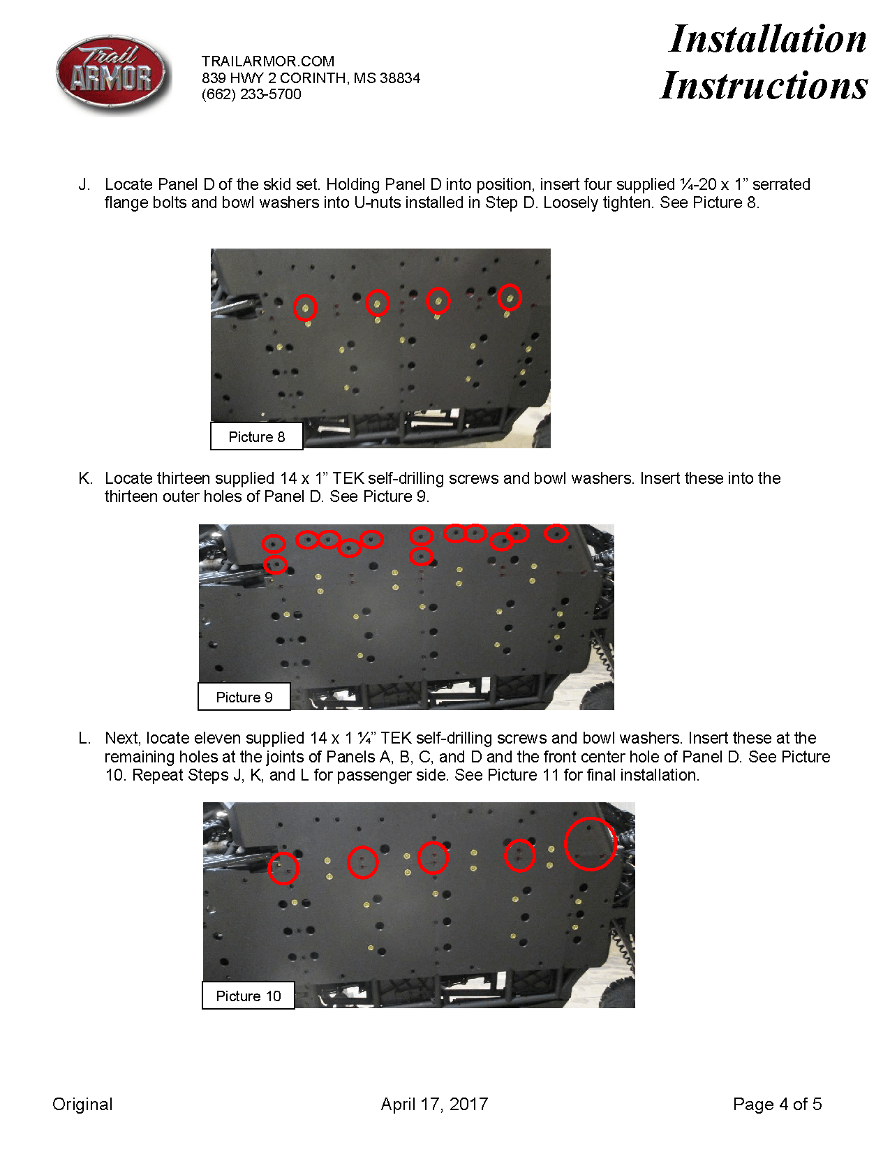 Trail Armor Full skid Plate for 2017+ Can-Am Maverick X3 Max