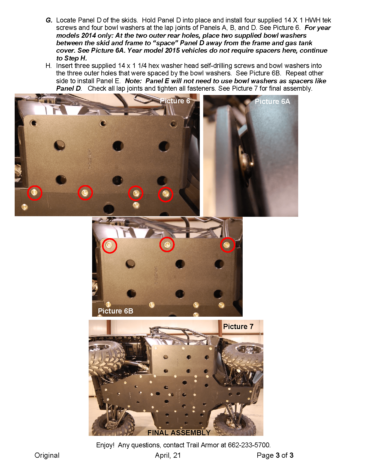 Trail Armor Full Skids for 2014-22 Polaris Ranger Midsize 570 / Ranger Midsize 500