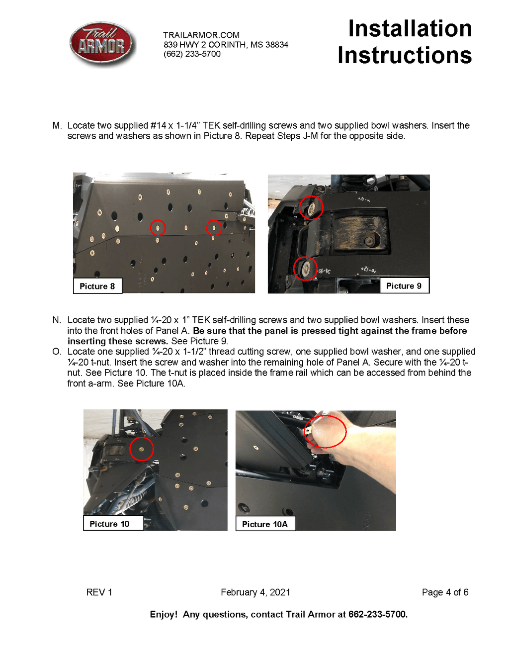 Trail Armor Full Skid Plate for Polaris RZR Pro XP 4