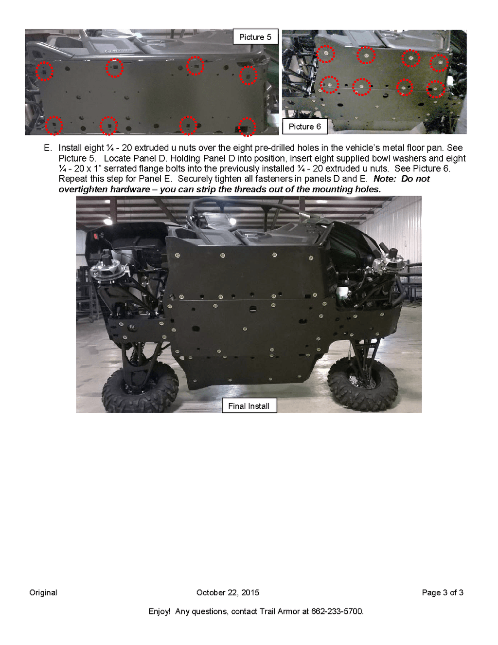 Trail Armor Full Skids w/ Slider Nerfs for Yamaha Wolverine / R-Spec