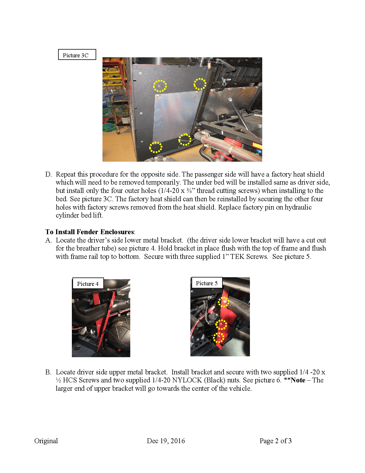 Trail Armor Underbed Mud Shield with Fender Extensions for 2014-21 Ranger Midsize 500 / 570
