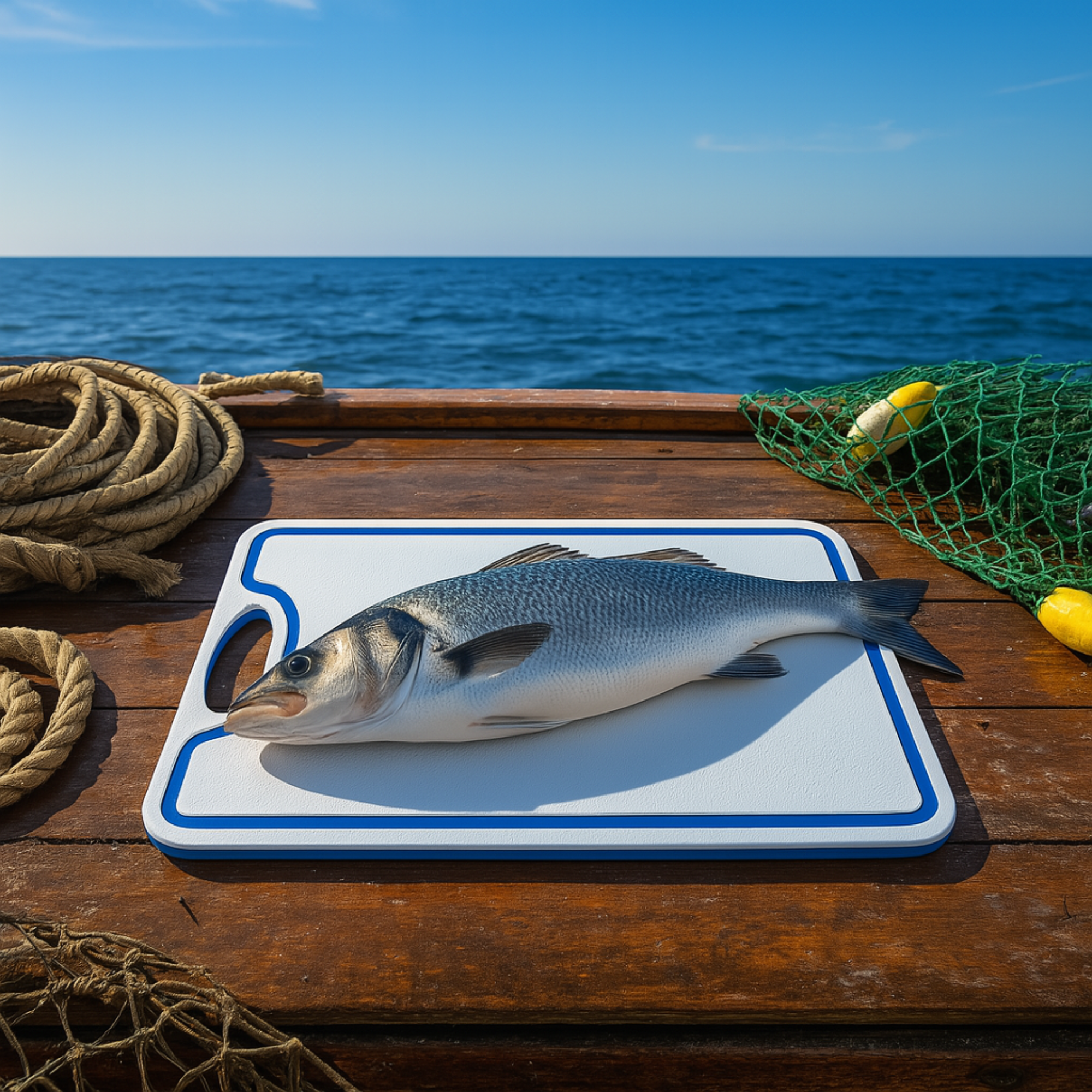 Made in the USA | Premium Cutting Board | Textured 1/2 inch HDPE UV Protected | Non-Skid or Mark Rubber Feet | Great for Boats & any Counter-top