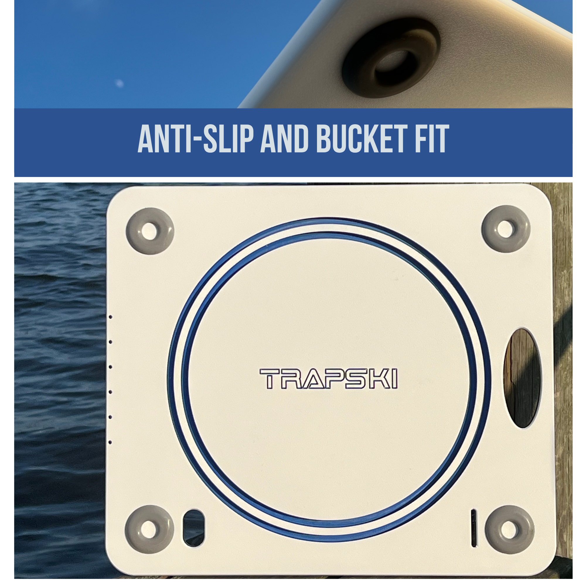 Made in the USA | Premium Bucket or Cooler Fishing Cutting Board