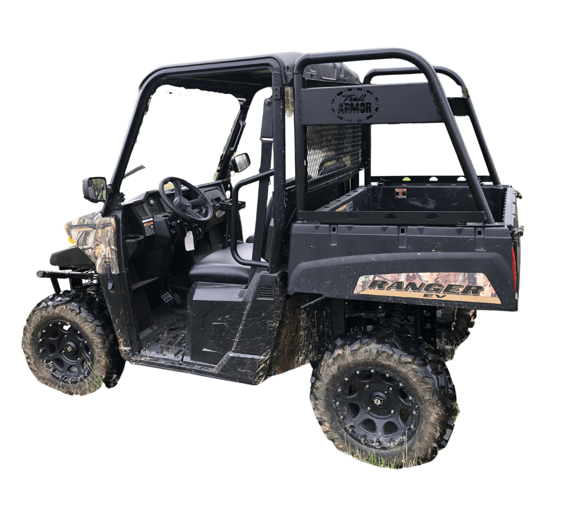 Trail Armor Large Rear Basket Storage Rack for 2014-19 Polaris Ranger Midsize 500/ 500 crew