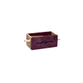 Push Button Box Call in Purple Heart Wood