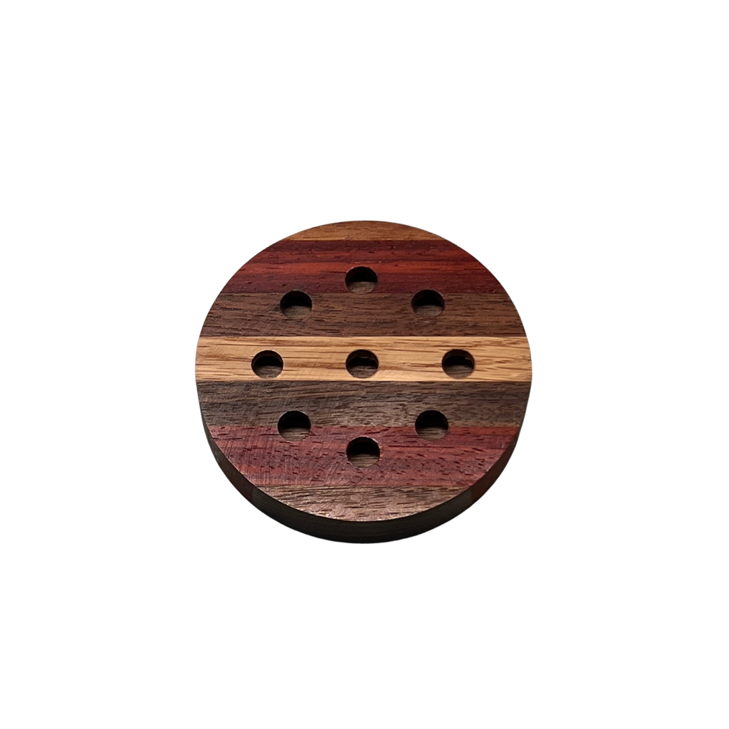 Single Sided Half Blasted Glass Top w/ Wooden Bottom Pot Call