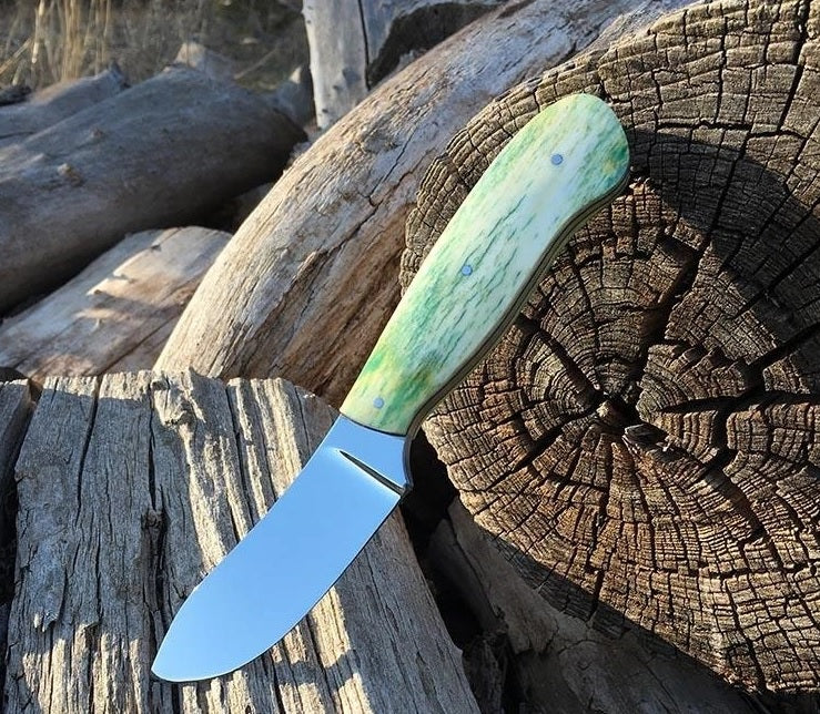 Outdoor Handmade D2 Steel Blade EDC Skinner Knife