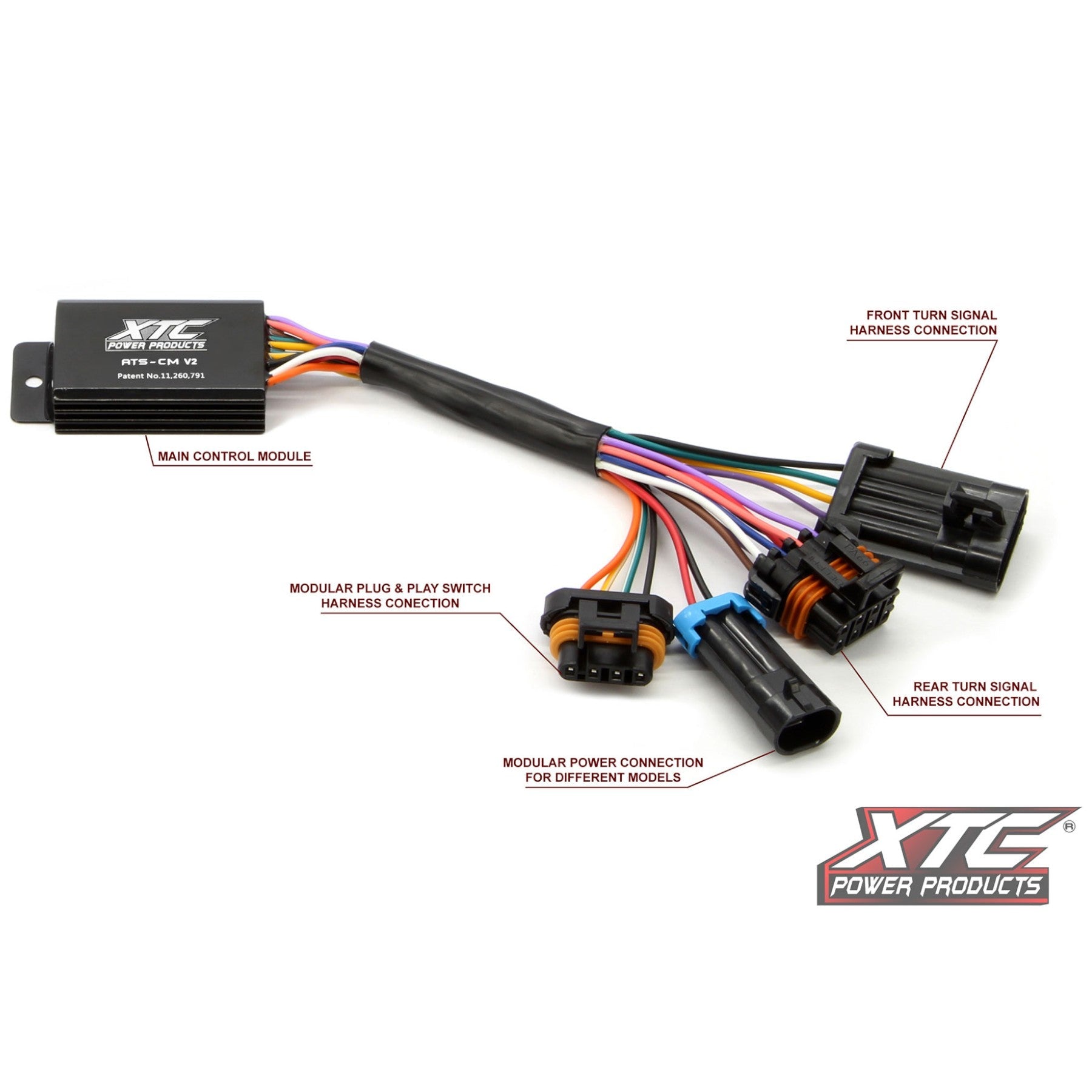 XTC Power Products Turn Signal Kit With Billet Lever for RZR Pro XP