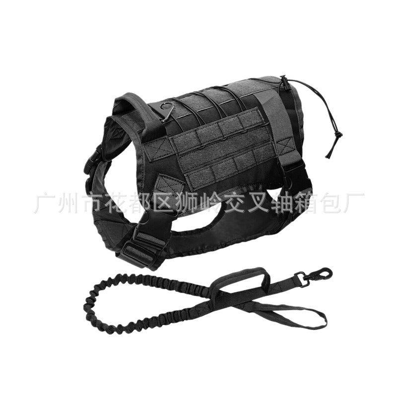 Tactical Dog Vest for Large Breeds - Adjustable and Durable Fur Missile Harness