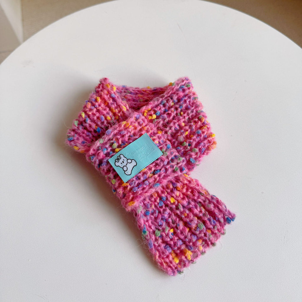 Knitted Warm Bib And Saliva Towel For Dogs