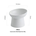 Oblique Mouth High Foot Candy Color Cat Bowl