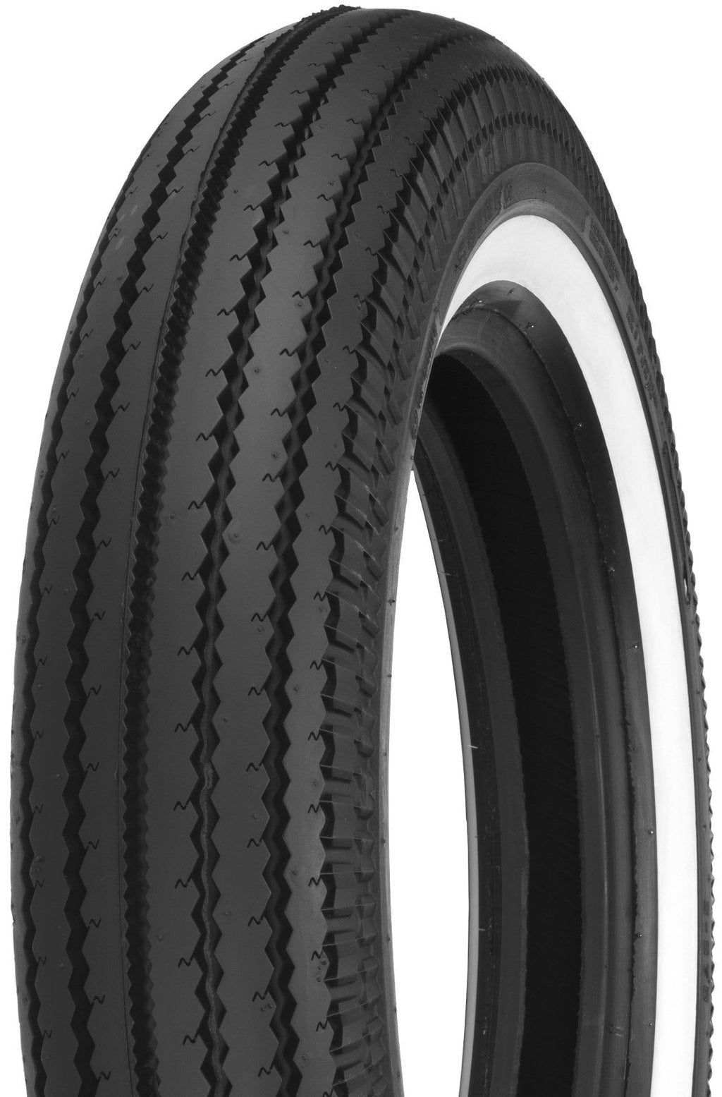 SHINKO, Shinko Tire 270 Super Classic F/R 5.00-16 72H Bias Tire with Full Aspect Ratio Sawtooth Design