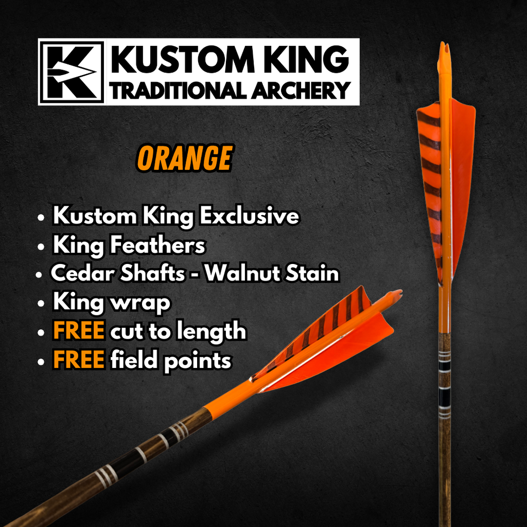King Arrows - Traditional Arrows - Orange