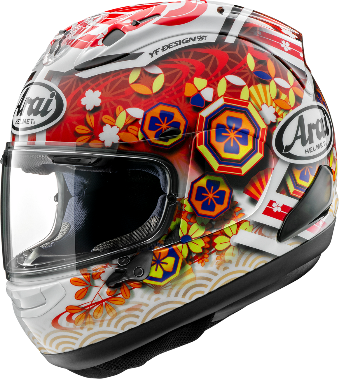 ARAI HELMETS, ARAI HELMETS Corsair-X Nakagami-4 Helmet - Medium with VAS Shield Mechanism and Max-V Shield