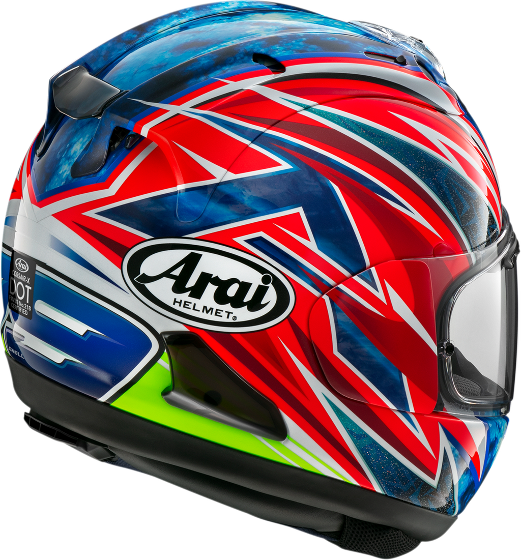 ARAI HELMETS, ARAI HELMETS Corsair-X Ogura Helmet Medium Part 0101-17701 with VAS Shield Mechanism and Advanced Safety Features