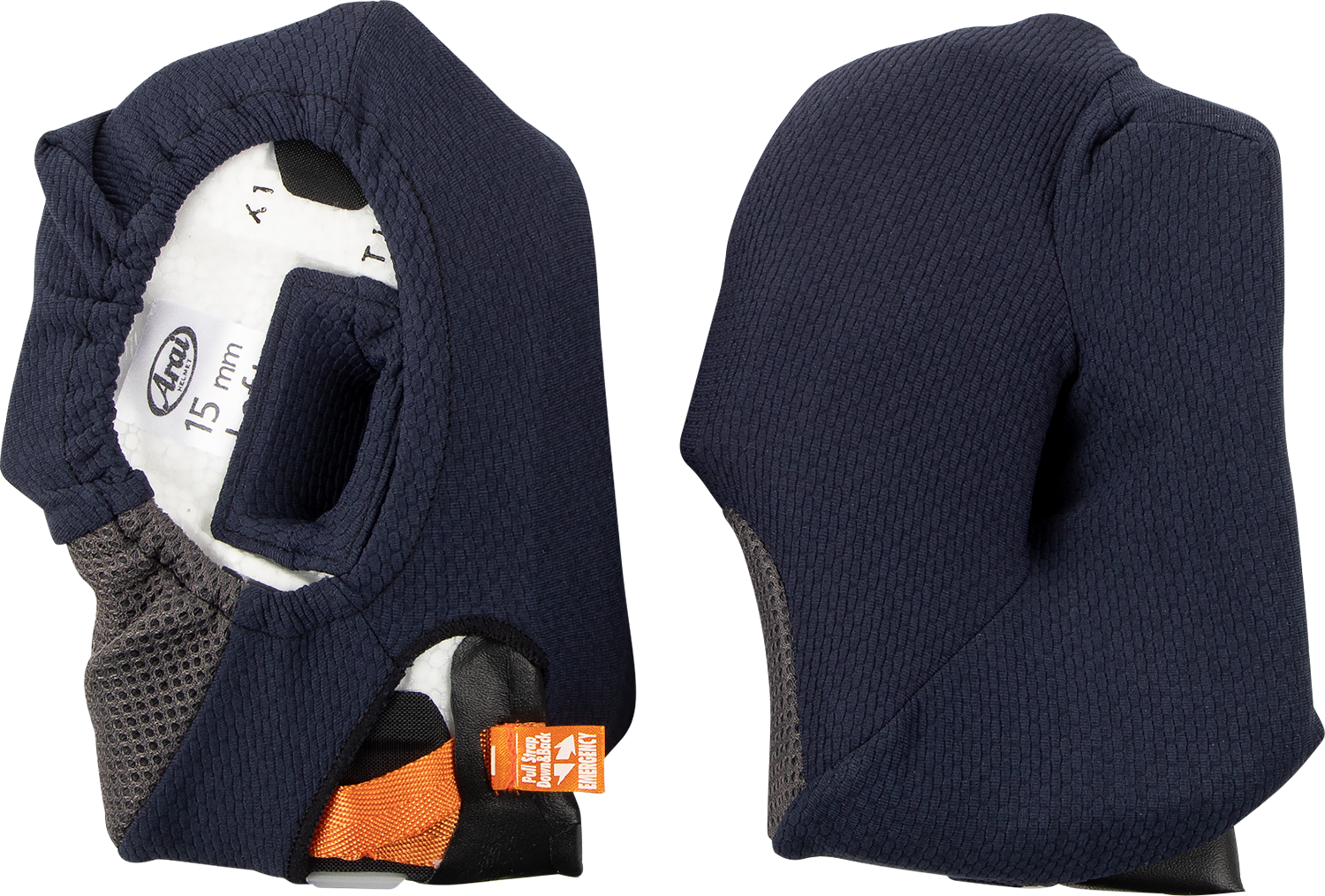 ARAI HELMETS, ARAI HELMETS Corsair-X, Quantum-X, Signet-X Cheek Pads - 15 mm (Part 05-5698)