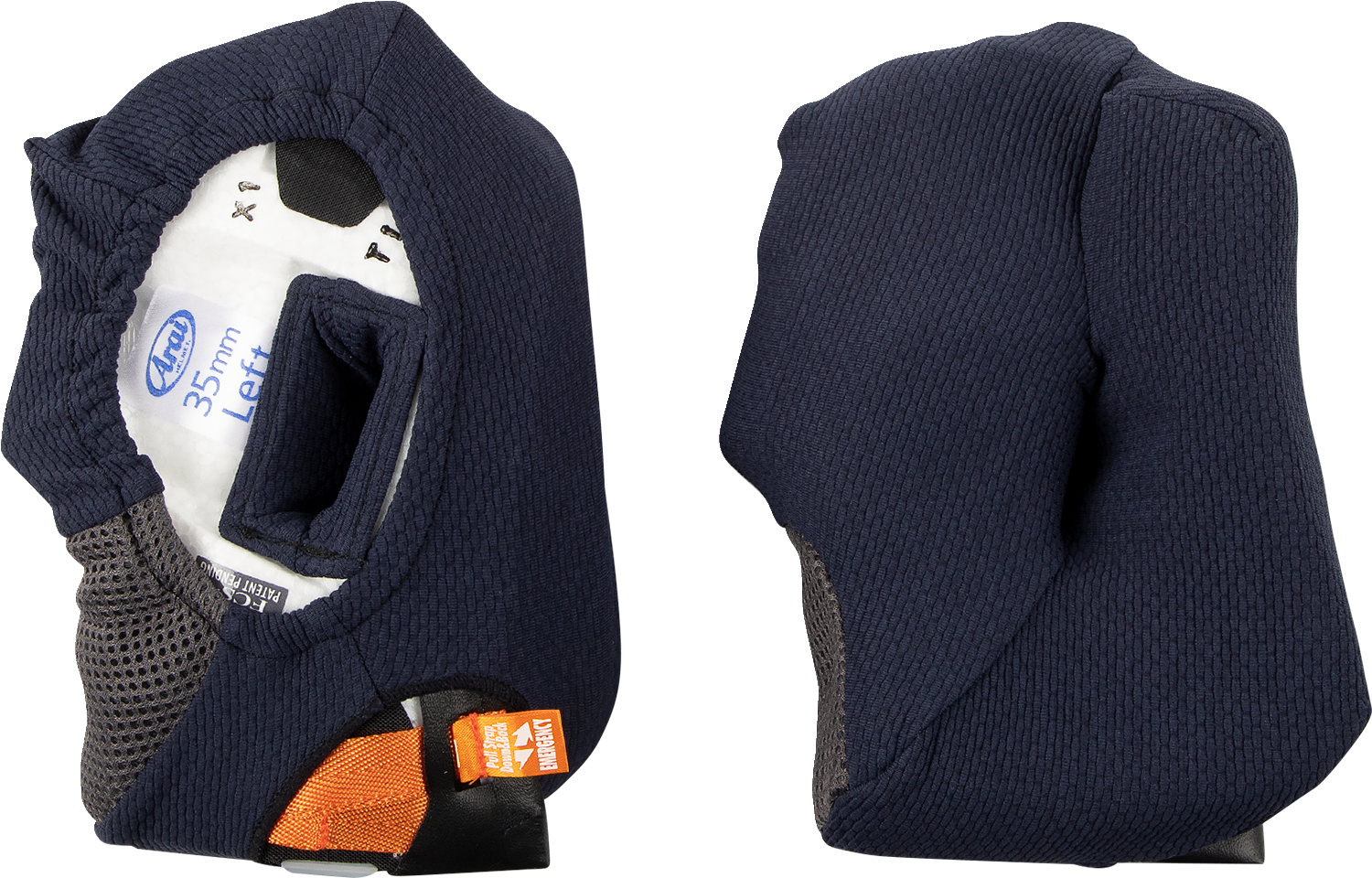 ARAI HELMETS, ARAI HELMETS Corsair-X, Quantum-X, Signet-X Cheek Pads - 35 mm Part 05-5702