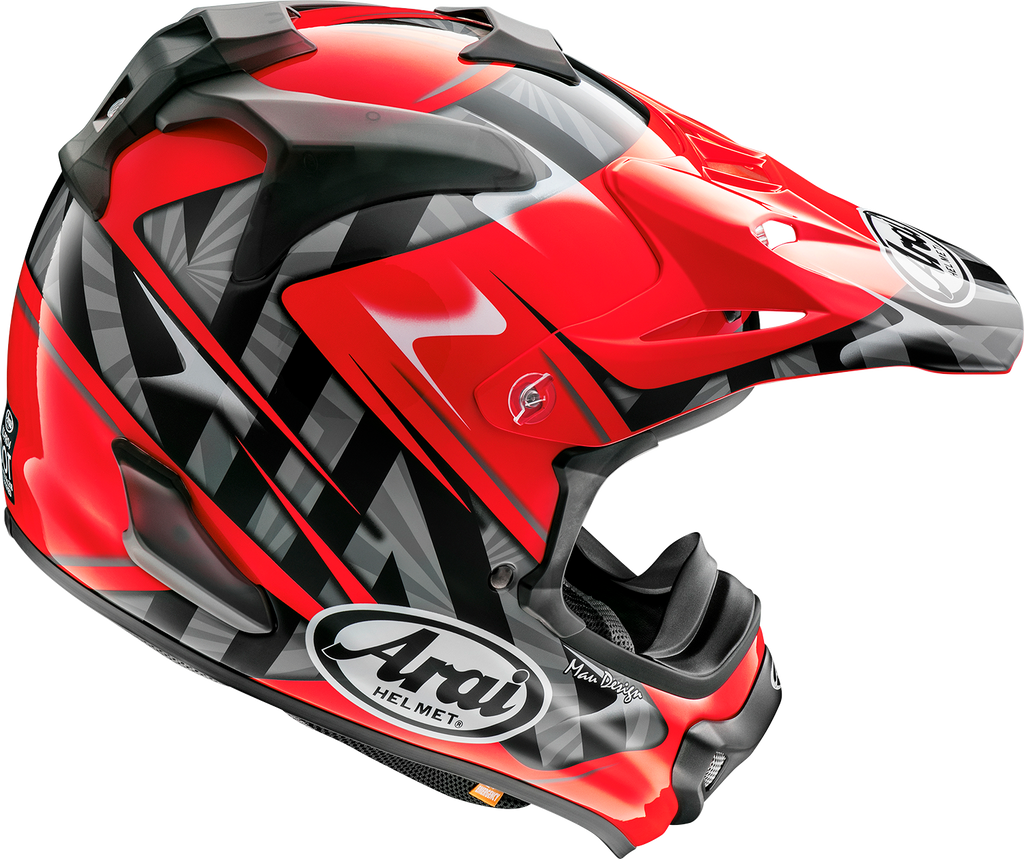 ARAI HELMETS, ARAI Helmets VX-Pro4 Scoop Helmet - Red, XS - Part Number 0110-8191