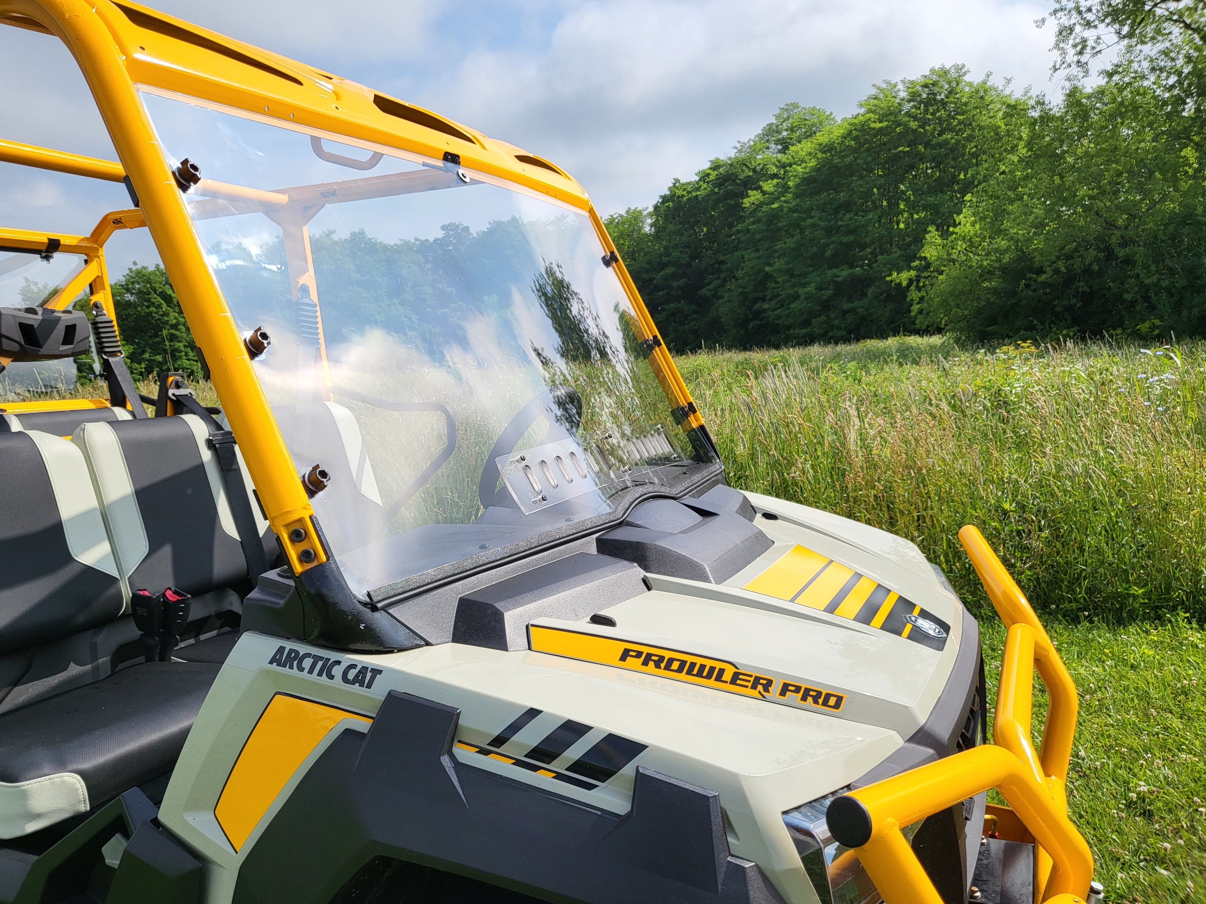 Arctic Cat Prowler PRO Crew - 1 Pc Scratch-Resistant Windshield