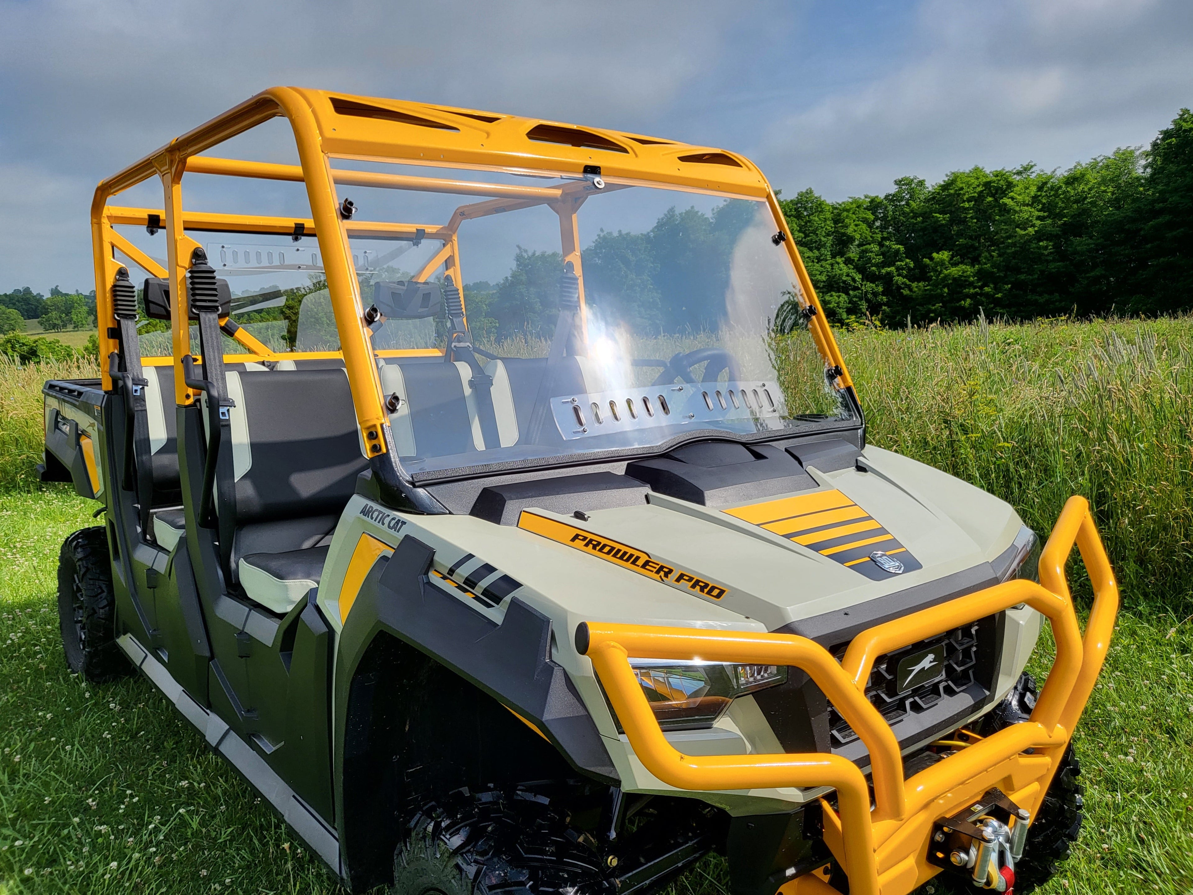 Arctic Cat Prowler PRO Crew - 1 Pc Scratch-Resistant Windshield