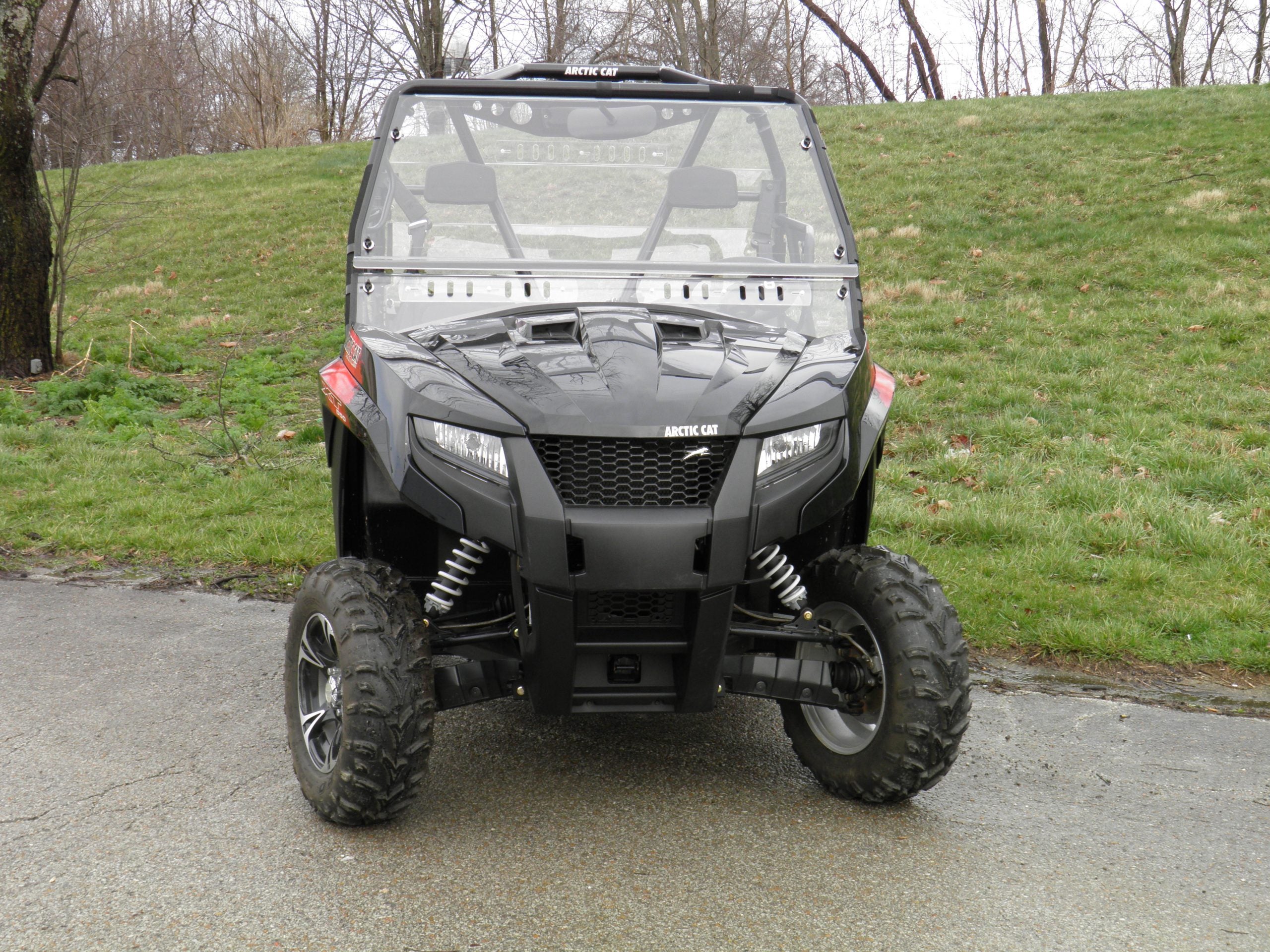 Arctic Cat Prowler 550/700XT/1000XT - 2-Piece Scratch-Resistant Windshield