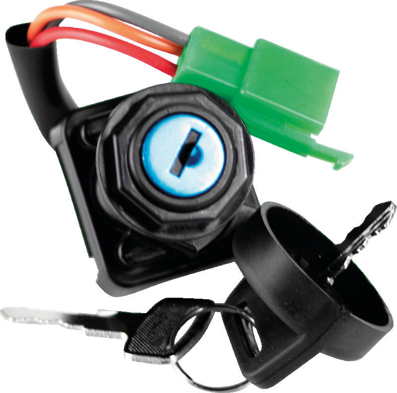 QuadBoss, QuadBoss 403260 Ignition Switch for Arctic Cat ATV (98-00) with Factory Harness and Two Keys