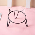 Ceramic Pet Bowl High Foot Neck Protection Snacks Anti-black Chin Oblique Mouth