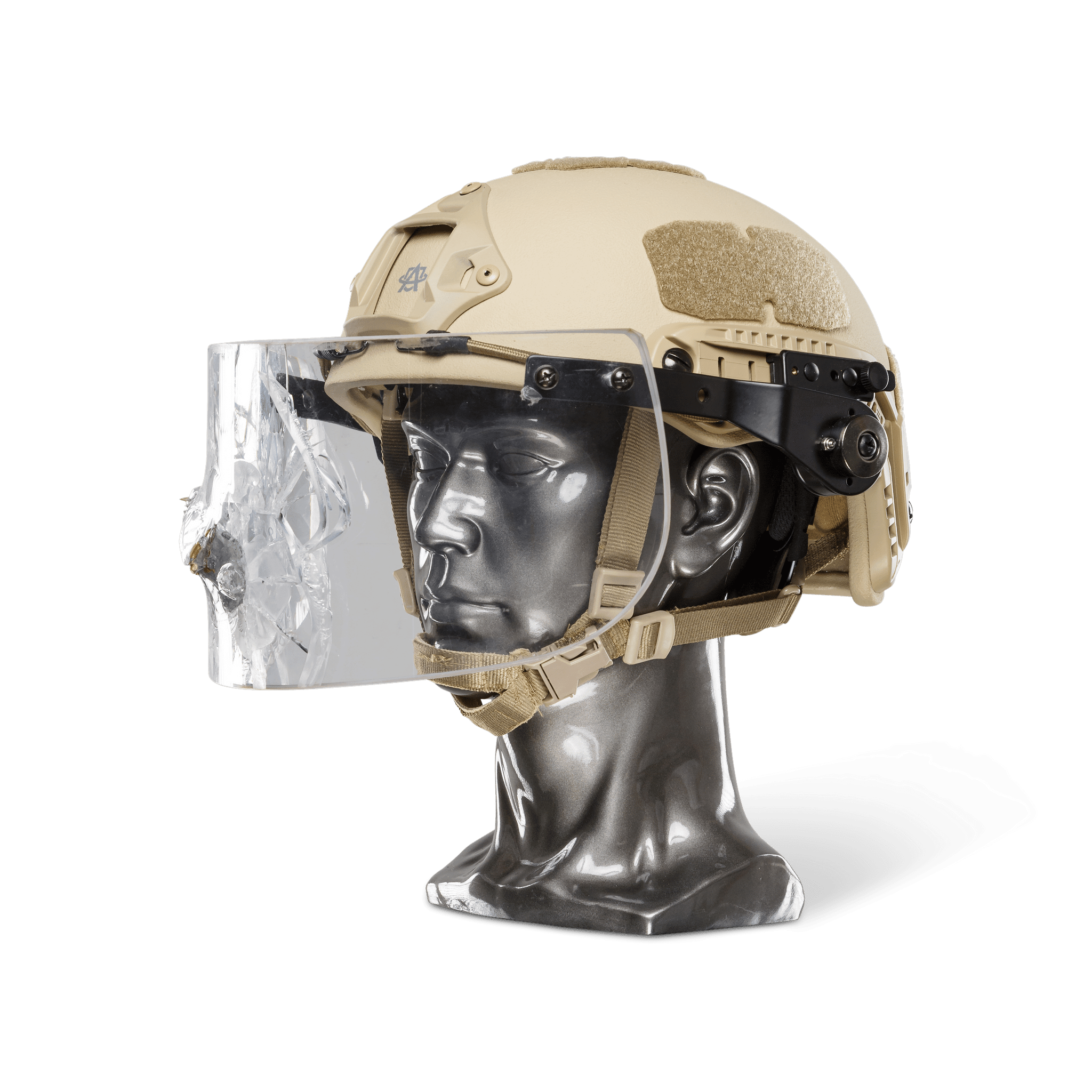 Ballistic Helmet with Face Shield | NIJ Level IIIA+