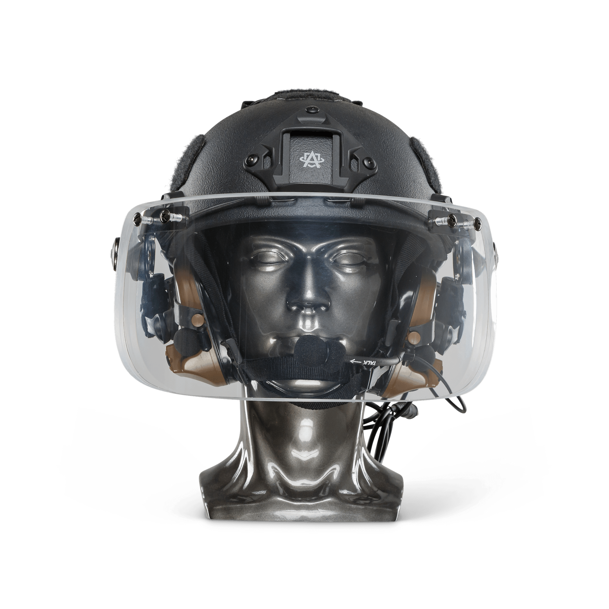 Ballistic Helmet with Face Shield | NIJ Level IIIA+