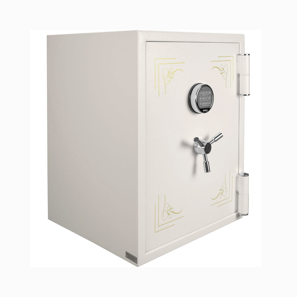 Barska 2.75 CF White Fireproof Jewelry Safe With Jewelry Storage Drawer (SAK69047)