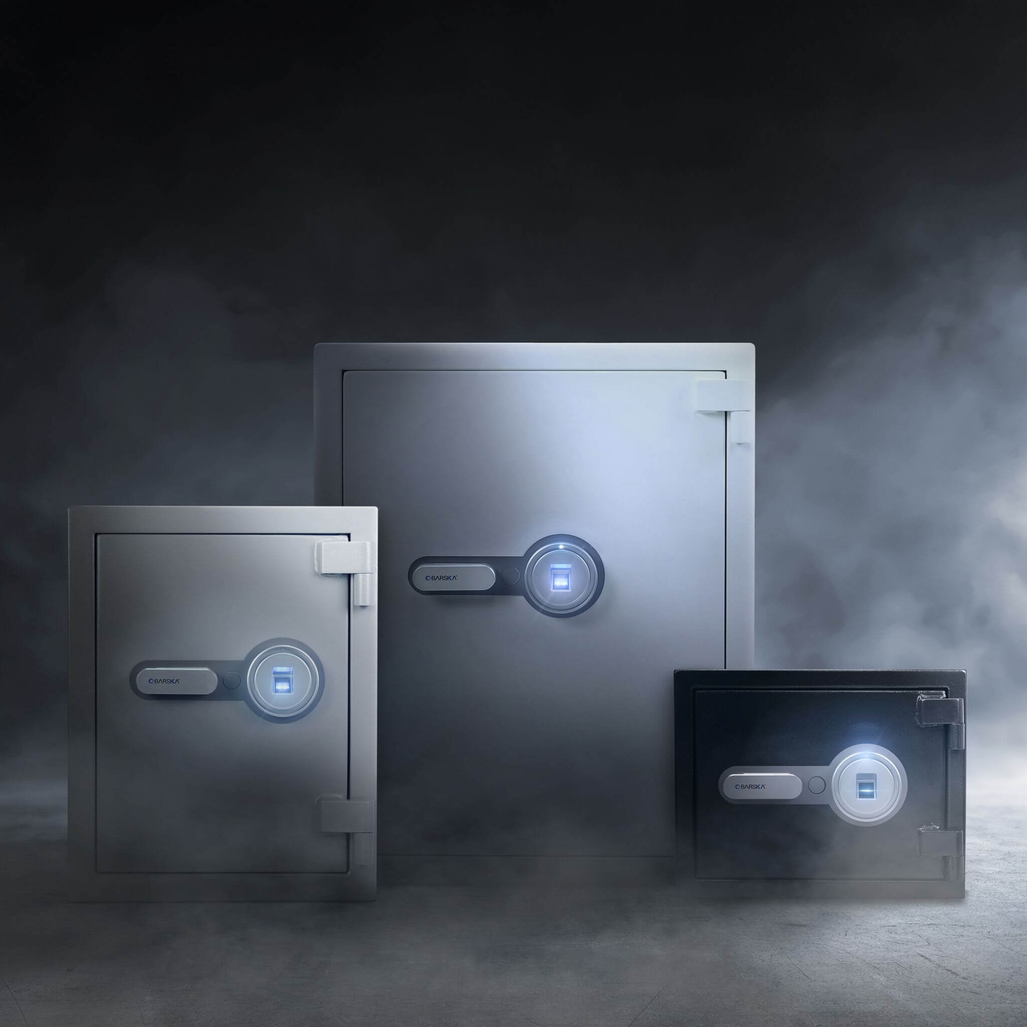 Barska 4.48 CF Large Heavy-Duty Fireproof Biometric Safe (SAK83490)