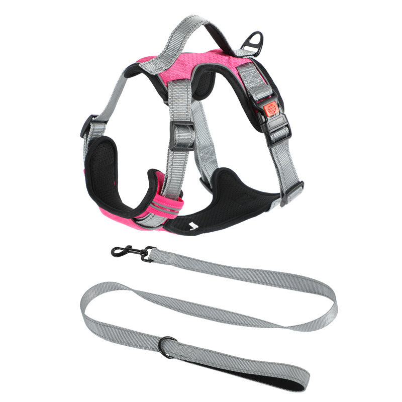 Dog Hand Holding Rope Vest Dog Chest Strap