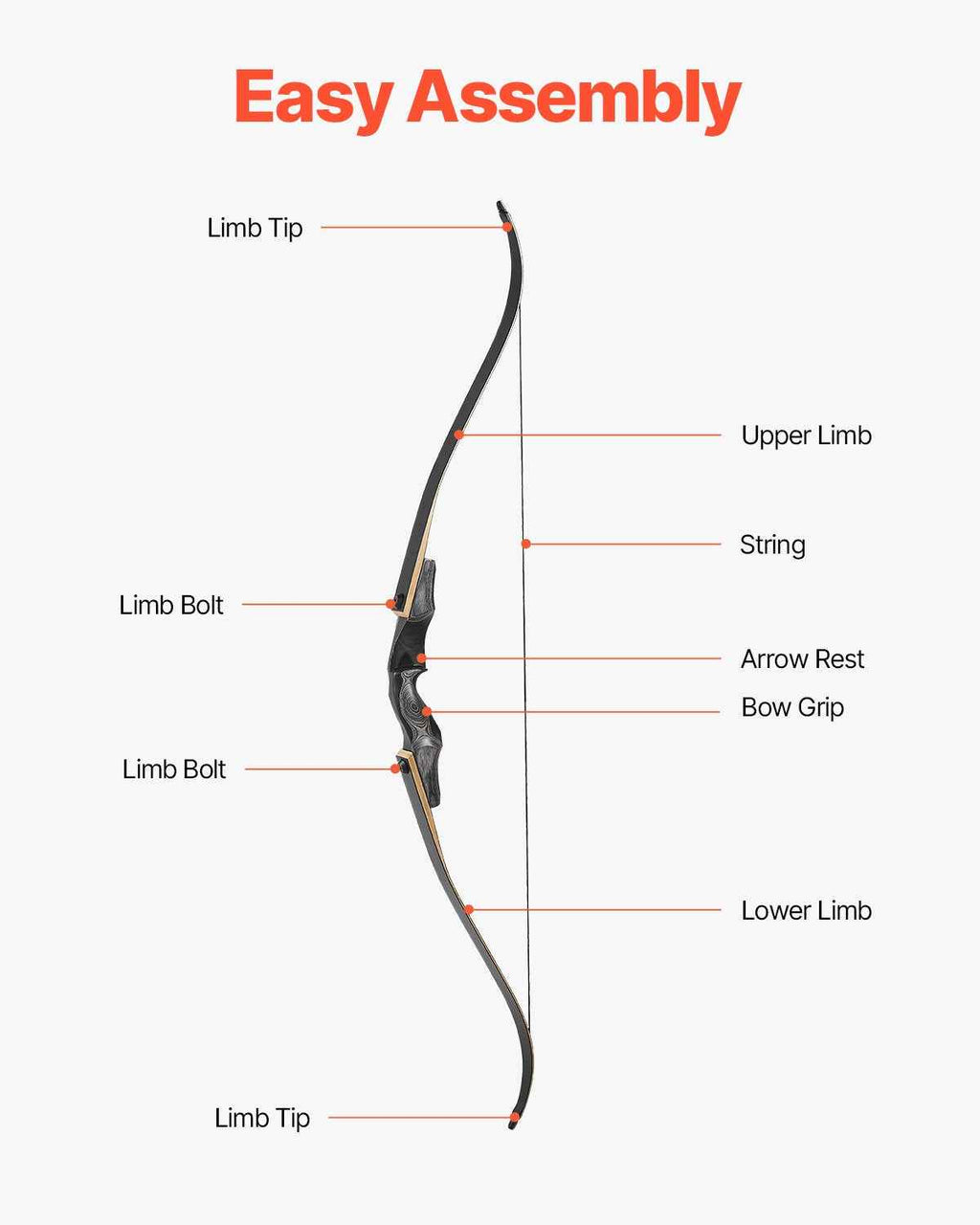 Recurve Bow And Arrows Kit, 60 Inch Wooden Takedown Bows, Right Handed Ergonomic Archery Recurve Bow Package, Longbow For Outdoor Target Training Practice Hunting, Beginners To Advanced, 35 Lbs