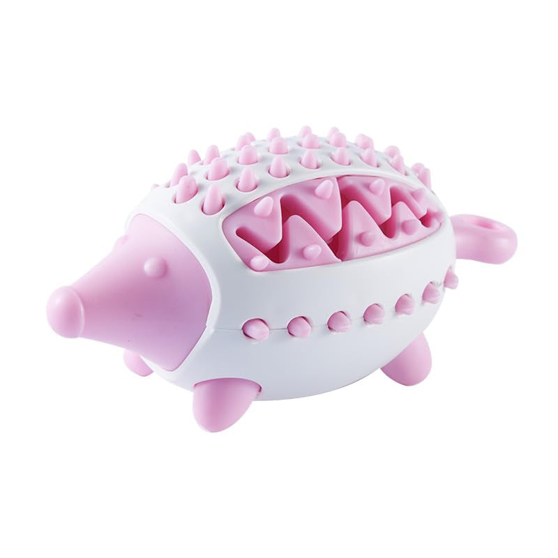 Dog Treat Interactive Chew Toy For Puppies Food-Leaking Design Teeth Grinding Cleaning Engaging Plaything For Dogs Encourages Healthy Eating And Weight Control
