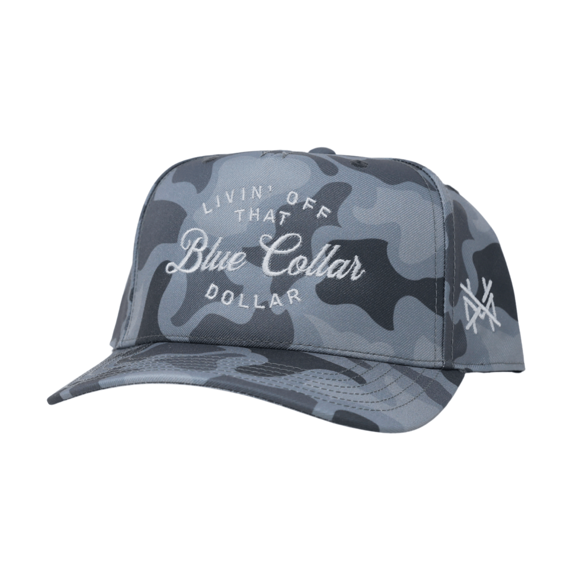 Blue Collar Dollar Trucker Hat - Snapback Workwear Cap