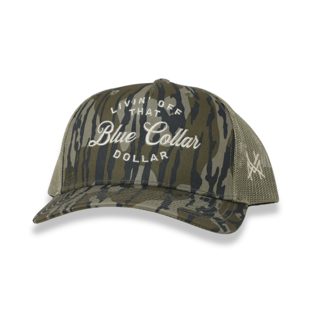 Blue Collar Dollar Trucker Hat - Snapback Workwear Cap
