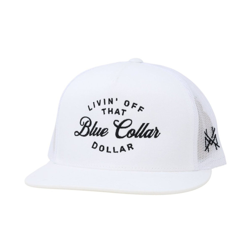 Blue Collar Dollar Trucker Hat - Snapback Workwear Cap