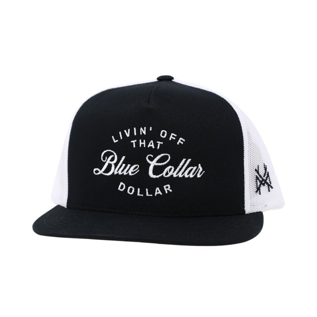 Blue Collar Dollar Trucker Hat - Snapback Workwear Cap